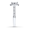 Thumbnail Image 3 of Previously Owned Diamond Engagement Ring 7/8 ct tw Princess-cut 14K White Gold - Size 10.75