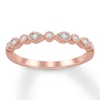 Thumbnail Image 0 of Previously Owned Diamond Anniversary Band 1/15 ct tw Round-cut 14K Rose Gold - Size 7