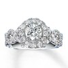 Thumbnail Image 1 of Previously Owned Neil Lane Engagement Ring 1-5/8 ct tw Round-cut Diamonds 14K White Gold - Size 9.5