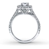 Previously Owned Neil Lane Bridal Ring 1-1/8 ct tw Round-cut Diamonds 14K White Gold
