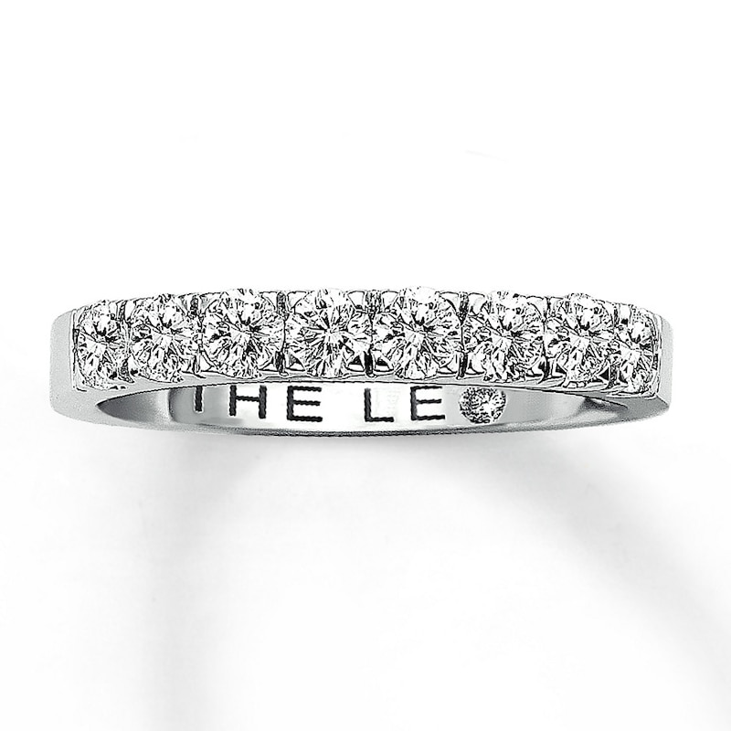 Previously Owned THE LEO Diamond Band 1-1/2 ct tw Round-cut 14K White Gold - Size 6
