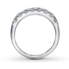 Thumbnail Image 1 of Previously Owned THE LEO Diamond Band 1-1/2 ct tw Round-cut 14K White Gold - Size 6