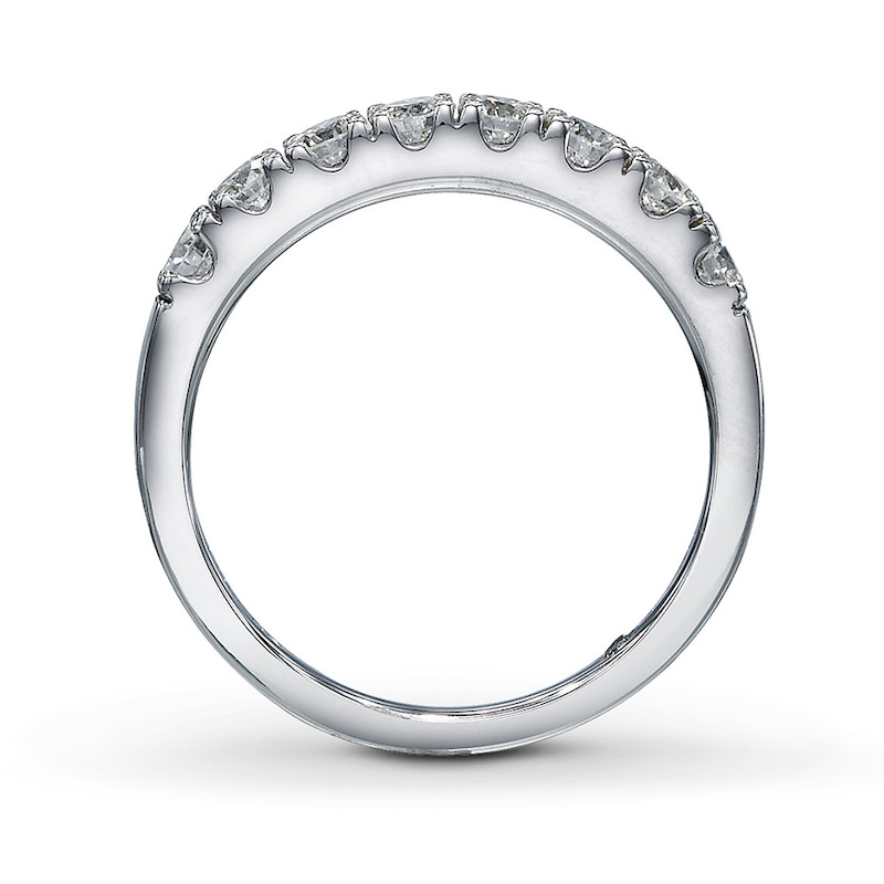 Previously Owned THE LEO Diamond Band 1-1/2 ct tw Round-cut 14K White Gold - Size 6