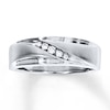 Previously Owned Men's Diamond Ring 1/10 ct tw Round-cut 10K White Gold