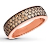 Thumbnail Image 1 of Previously Owned Le Vian Ombre Ring 7/8 ct tw Round-cut Diamonds 14K Strawberry Gold - Size 11