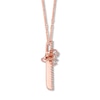 Previously Owned Emmy London Diamond Necklace 1/5 cttw 10K Rose Gold 20"