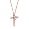 Thumbnail Image 2 of Previously Owned Emmy London Diamond Necklace 1/5 cttw 10K Rose Gold 20"