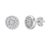 Thumbnail Image 2 of Previously Owned Emmy London Diamond Earrings 1/8 ct tw Sterling Silver