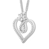 Previously Owned Emmy London Diamond Heart Necklace 1/5 ct tw Sterling Silver 20"