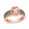 Thumbnail Image 0 of Previously Owned Le Vian Morganite Ring 1/2 ct tw Diamonds 14K Strawberry Gold