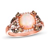 Thumbnail Image 1 of Previously Owned Le Vian Opal Ring 1/2 ct tw Diamonds 14K Strawberry Gold