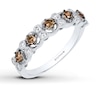 Thumbnail Image 1 of Previously Owned Le Vian Chocolate Diamond Ring 1/2 ct tw 14K Vanilla Gold - Size 9.5
