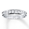Thumbnail Image 1 of Previously Owned Diamond Anniversary Band 1/2 ct tw Round-cut 14K White Gold Size 4.5