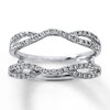 Thumbnail Image 1 of Previously Owned Diamond Enhancer Ring 1/3 ct tw Round-cut 14K White Gold - Size 9.75