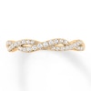 Previously Owned Diamond Anniversary Band 1/4 ct tw Round-cut 10K Yellow Gold
