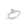 Thumbnail Image 3 of Previously Owned Ever Us Two-Stone Anniversary Ring 3/4 ct tw Round-cut Diamonds 14K White Gold - Size 9.75
