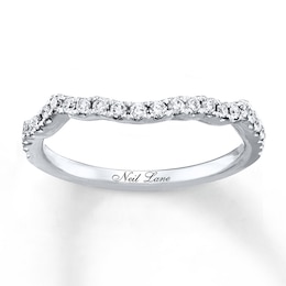 Previously Owned Neil Lane Wedding Band 1/4 ct tw Round-cut Diamonds 14K White Gold