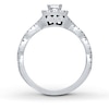 Thumbnail Image 1 of Previously Owned Neil Lane Engagement Ring 5/8 ct tw Princess-cut 14K White Gold - Size 5