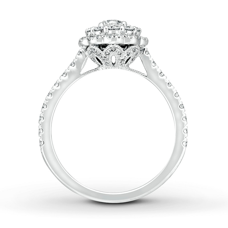 Main Image 2 of Previously Owned Neil Lane Engagement Ring 1 ct tw Round-cut Diamonds 14K White Gold