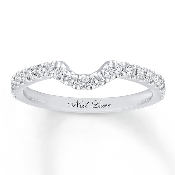 Previously Owned Neil Lane Wedding Band 3/8 ct tw Round-cut Diamonds 14K White Gold