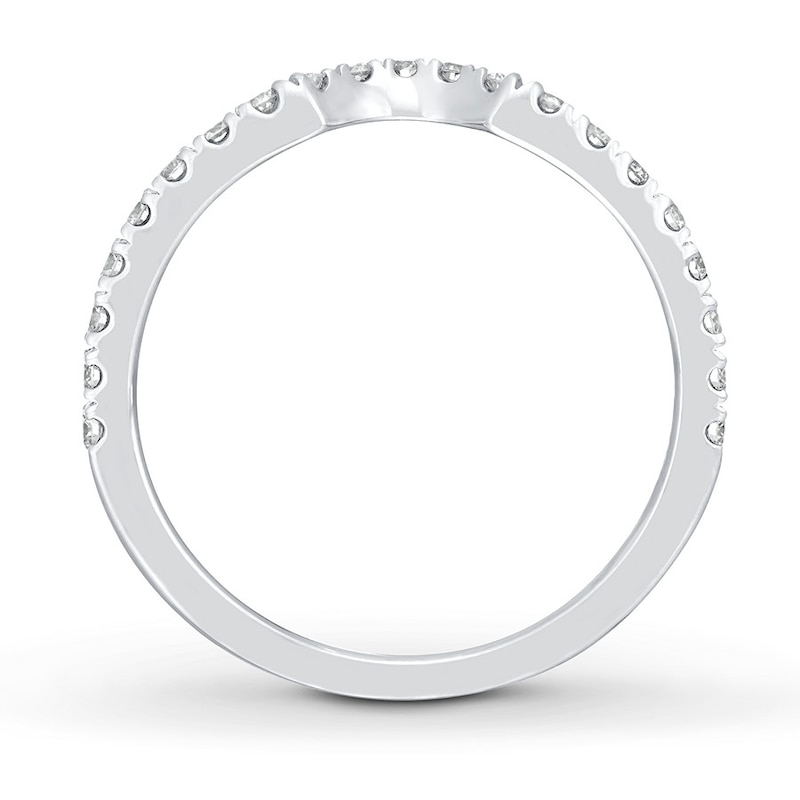 Previously Owned Neil Lane Wedding Band 3/8 ct tw Round-cut Diamonds 14K White Gold