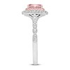 Thumbnail Image 2 of Previously Owned Neil Lane Morganite Engagement Ring 5/8 ct tw Round-cut Diamonds 14K Gold