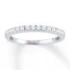 Thumbnail Image 1 of Previously Owned Diamond Anniversary Band 1/3 ct tw Round-cut 10K White Gold