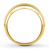 Thumbnail Image 1 of Previously Owned Men's Wedding Band 1/2 ct tw Round-cut Diamonds 10K Yellow Gold