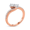Thumbnail Image 2 of Previously Owned Ever Us Two-Stone Anniversary Ring 1/2 ct tw Diamonds 14K Rose Gold