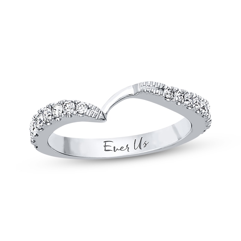 Previously Owned Ever Us Wedding Band 1/2 ct tw Round-cut Diamonds 14K White Gold