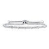 Thumbnail Image 0 of Previously Owned Diamond Bolo Bracelet 3/4 ct tw Round-cut 10K White Gold 9.5"