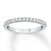 Thumbnail Image 1 of Previously Owned THE LEO Diamond Wedding Band 1/3 ct tw Round-cut Diamonds 14K White Gold