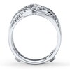 Thumbnail Image 2 of Previously Owned Diamond Enhancer Ring 1/4 ct tw Round-cut 14K White Gold - Size 3.5
