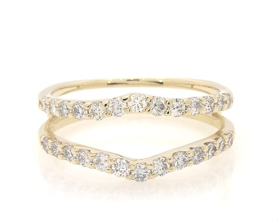 Previously Owned Diamond Enhancer Ring 1 ct tw 14K Yellow Gold Size 9.5