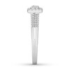 Thumbnail Image 3 of Previously Owned Diamond Engagement Ring 1/3 ct tw Round-cut 10K White Gold - Size 10