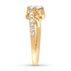 Thumbnail Image 1 of Previously Owned Ever Us Two-Stone Diamond Anniversary Ring 1 ct tw Round-cut 14K Yellow Gold - Size 10