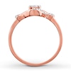Thumbnail Image 2 of Previously Owned Diamond Ring 1/8 ct tw Round-cut 10K Rose Gold - Size 4.75
