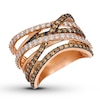 Previously Owned Le Vian Chocolate & Nude Diamond Ring 1-5/8 ct tw 14K Strawberry Gold