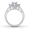 Thumbnail Image 2 of Previously Owned Engagement Ring 1-1/2 ct tw Round-cut Diamonds 14K White Gold Size 5.75