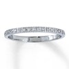 Thumbnail Image 1 of Previously Owned Diamond Anniversary Band 1/5 ct tw Round-cut 14K White Gold - Size 4.75