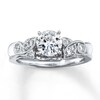 Thumbnail Image 4 of Previously Owned Diamond Enhancer Ring 1/6 ct tw Round-cut 14K White Gold Size 9.5
