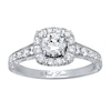 Previously Owned Neil Lane Diamond Engagement Ring 1-1/6 ct tw Round-cut 14K White Gold
