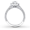 Thumbnail Image 2 of Previously Owned Neil Lane Diamond Engagement Ring 1-1/6 ct tw Round-cut 14K White Gold - Size 4.75