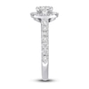 Thumbnail Image 3 of Previously Owned Neil Lane Diamond Engagement Ring 1-3/8 ct tw Cushion & Round-cut 14K White Gold - Size 5.25
