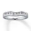 Thumbnail Image 1 of Previously Owned Diamond Enhancer Ring 1/4 ct tw Round-cut 14K White Gold Size 4.75