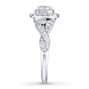 Previously Owned Neil Lane Diamond Engagement Ring 1 ct tw Cushion & Round-cut 14K White Gold