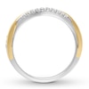 Thumbnail Image 2 of Previously Owned Diamond Anniversary Band 1/4 ct tw Round-cut 14K Two-Tone Gold - Size 5