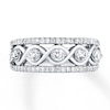 Thumbnail Image 1 of Previously Owned Diamond Ring 3/4 ct tw Round-cut 14K White Gold Size 10.25