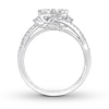 Previously Owned Ever Us Diamond Engagement Ring 3/4 ct tw Round-cut 14K White Gold
