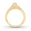 Thumbnail Image 2 of Previously Owned Ever Us Diamond Engagement Ring 3/4 ct tw Round-cut 14K Yellow Gold - Size 8.5